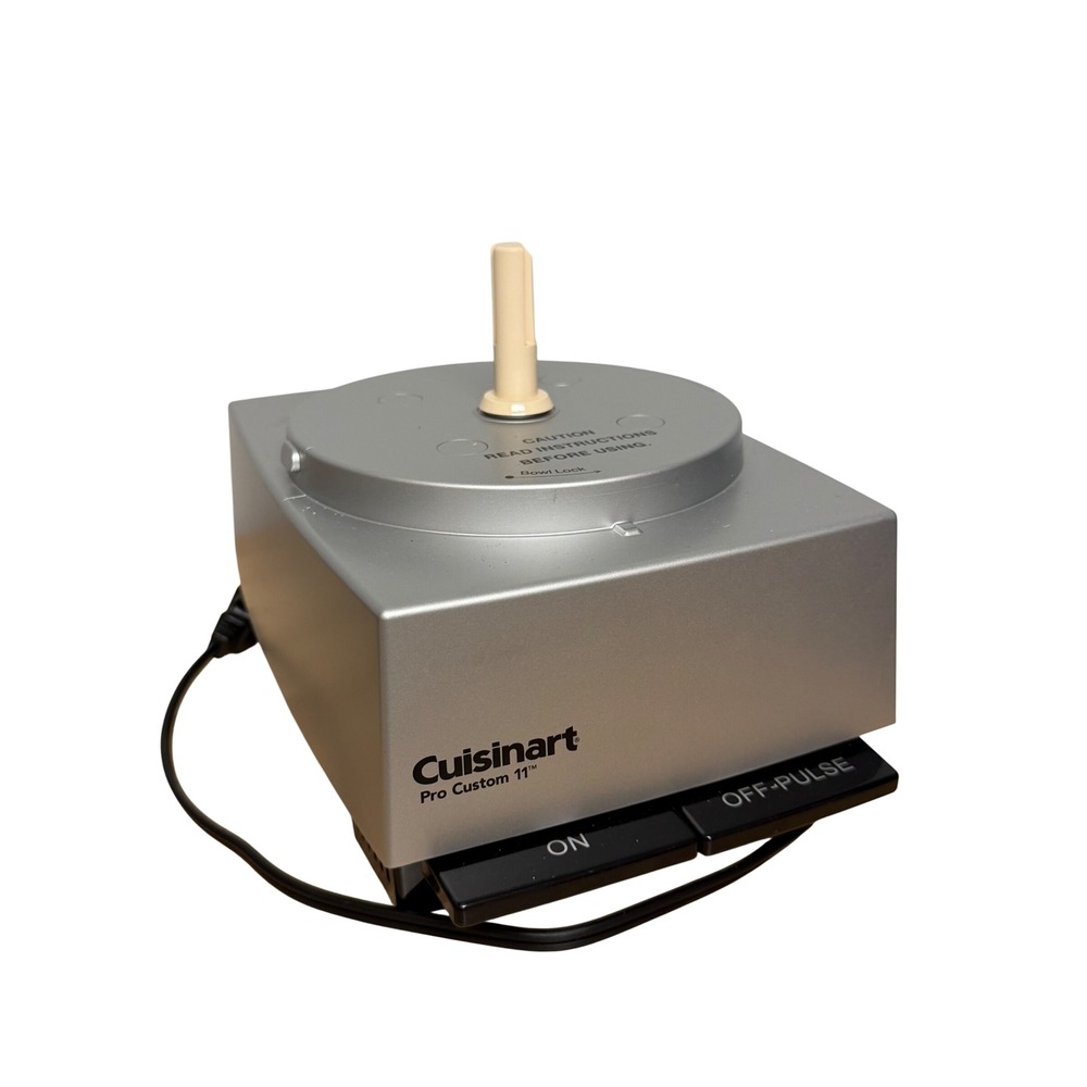 Cuisinart Pro Custom 11 Food Processor Motor Base Brushed Chrome DLC-8S V10298
